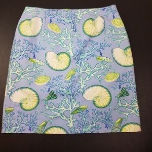 EUC Manuel Canovas Beautiful Ocean Nautilus Skirt